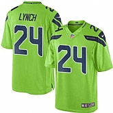 Nike Men & Women & Youth Seahawks 24 Marshawn Lynch Green Color Rush Limited Jersey,baseball caps,new era cap wholesale,wholesale hats